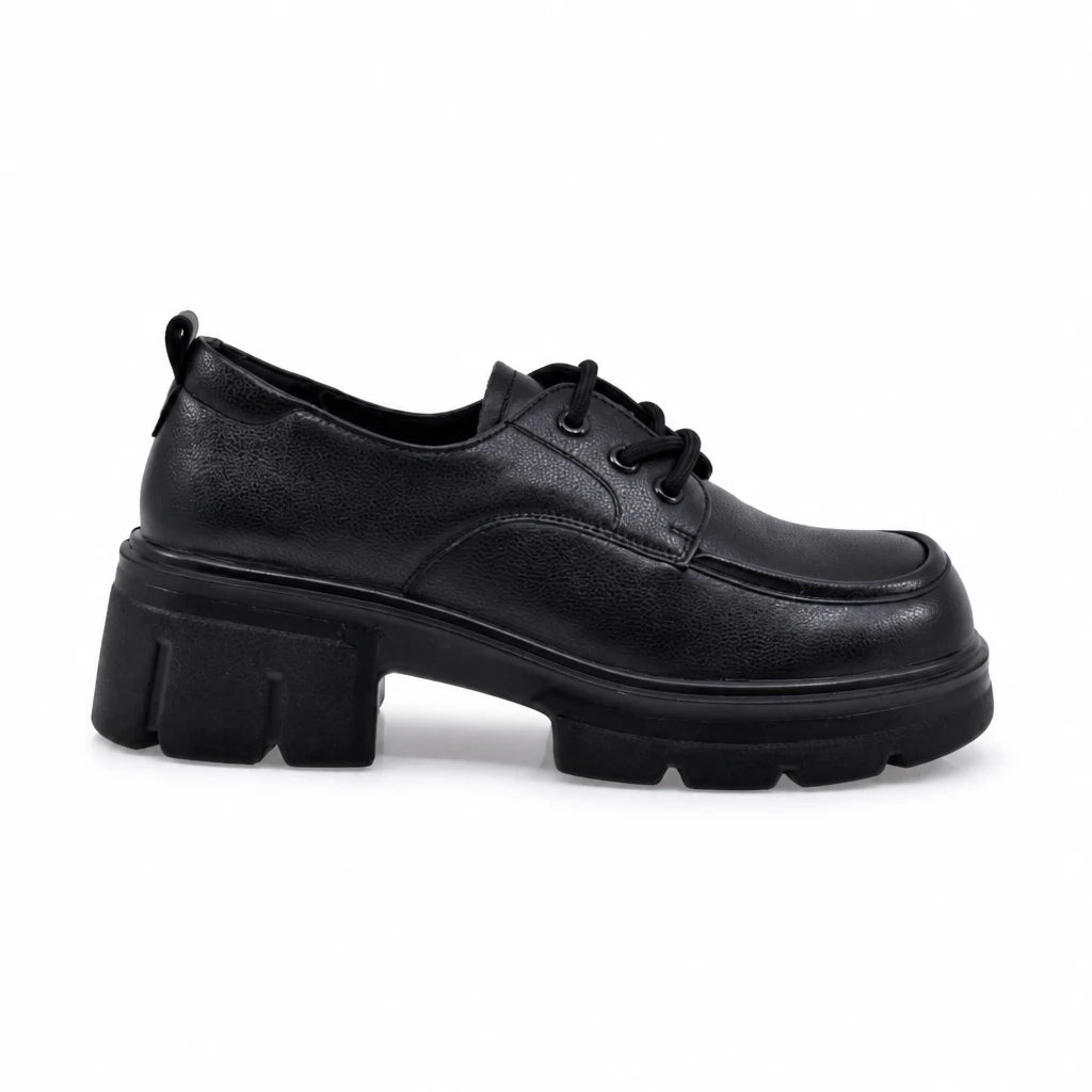 Pantofi dama casual Anna Viotti piele naturala D111-5H13116-6 negri