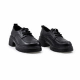 Pantofi dama casual Anna Viotti piele naturala D111-5H13116-6 negri