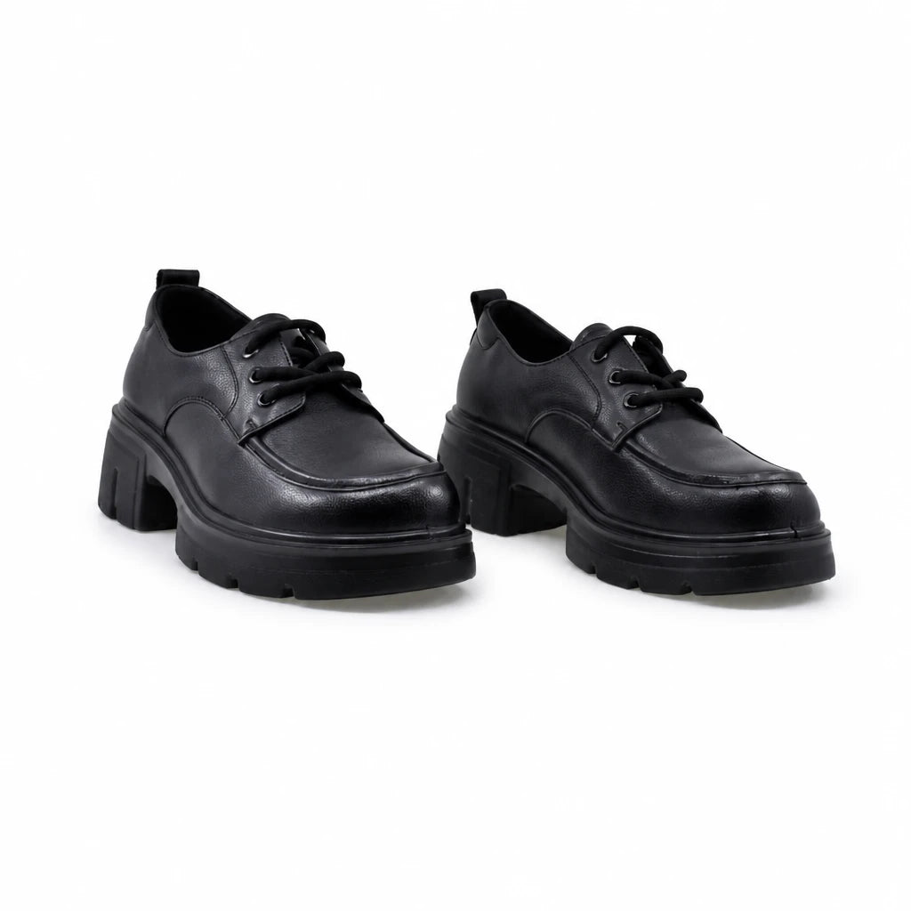 Pantofi dama casual Anna Viotti piele naturala D111-5H13116-6 negri