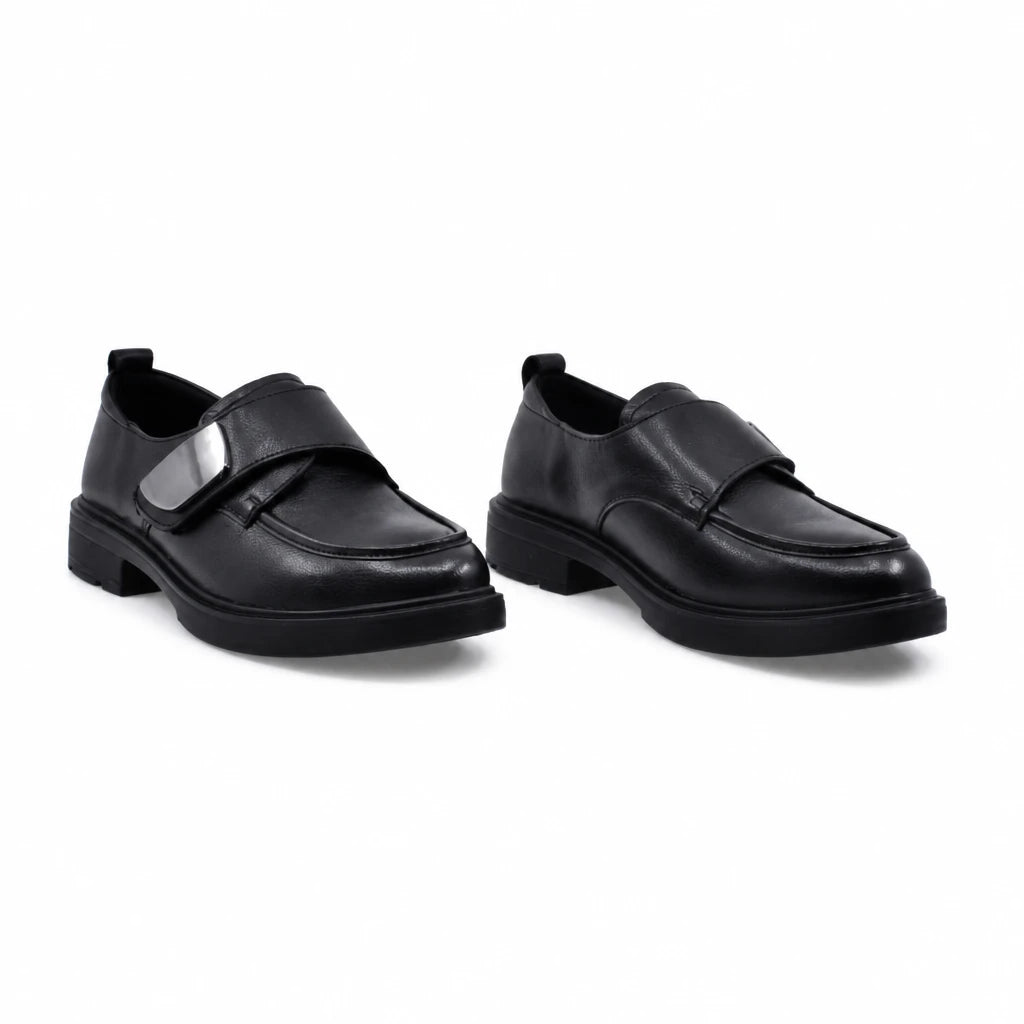 Pantofi dama casual Anna Viotti piele naturala D111-5H23907-6 negri