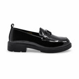 Pantofi dama casual Anna Viotti piele lacuita D111-5H23908-75 negri