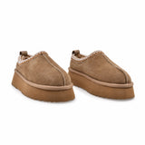 Pantofi Dama Casual Anna Viotti Piele Intoarsa D121-DS5358 castaniu
