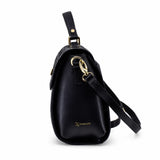 Geantă damă Anna Viotti piele naturala CSS1633-001 neagra