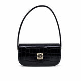Geantă damă Anna Viotti piele naturala CS6408-001 neagra