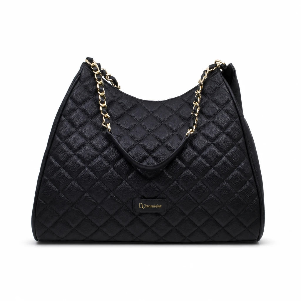 Geantă damă Anna Viotti piele naturala CSS1364A001 neagra