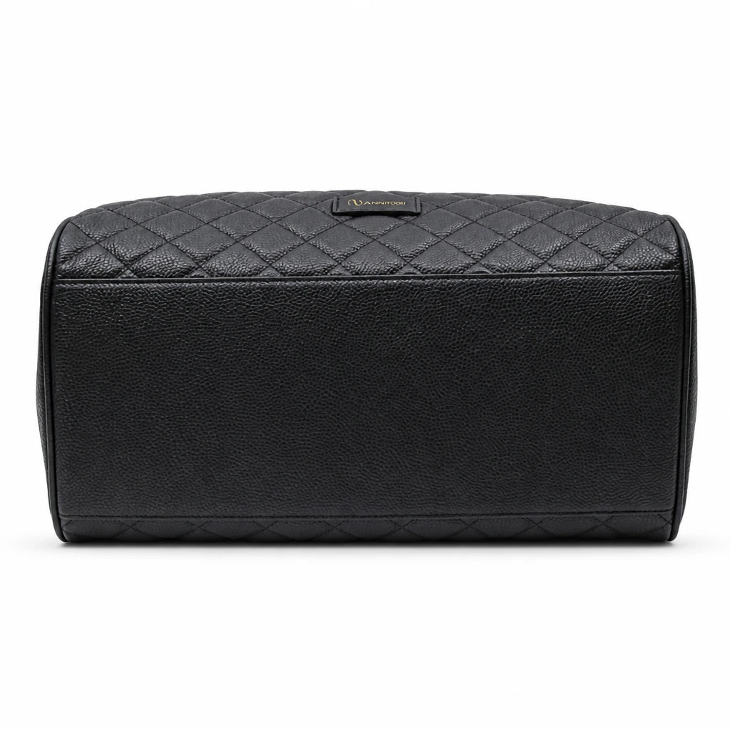 Geantă damă Anna Viotti piele naturala CSS1364A001 neagra