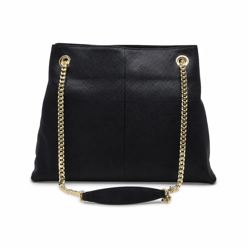 Geantă damă Anna Viotti piele naturala CS1346R neagra