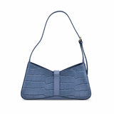 Geantă damă Anna Viotti piele naturala CS9291-001 albastra