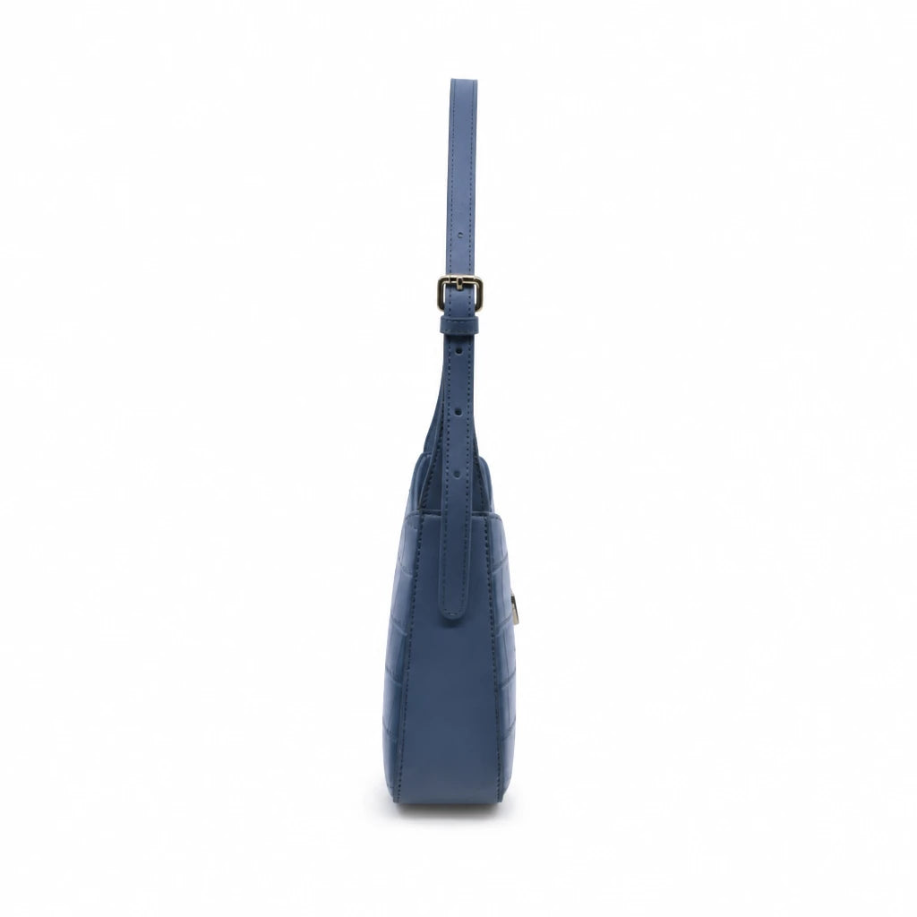 Geantă damă Anna Viotti piele naturala CS9291-001 albastra