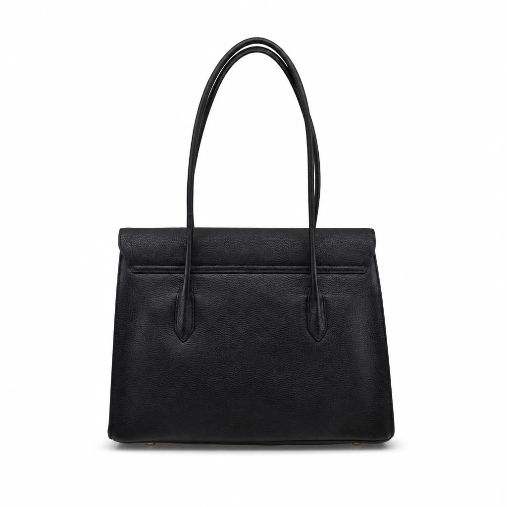 Geantă damă Anna Viotti piele naturala CS9336-001 neagra