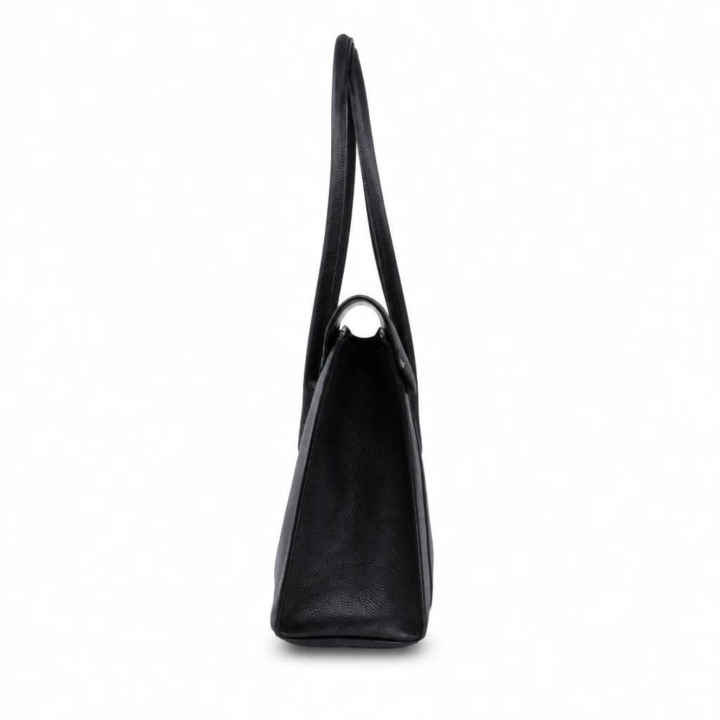 Geantă damă Anna Viotti piele naturala CS9336-001 neagra