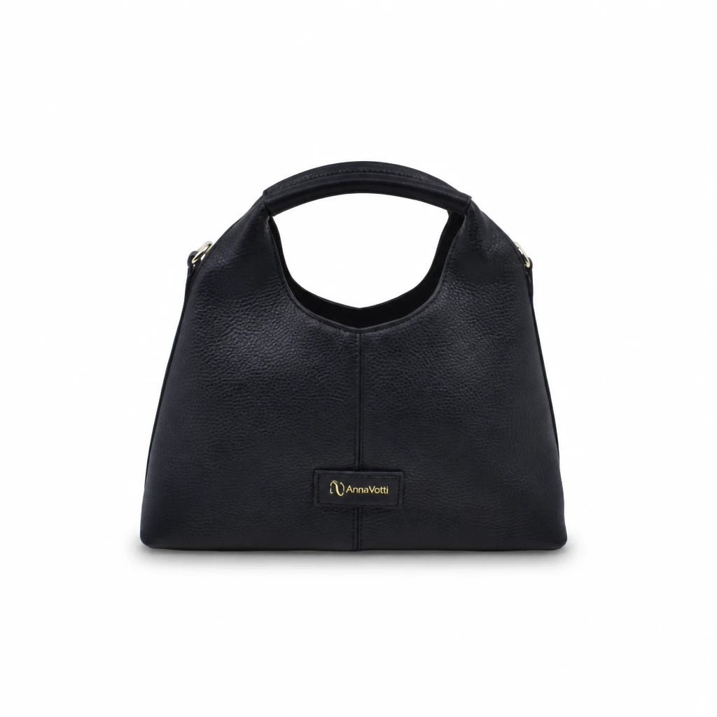 Geantă damă Anna Viotti piele naturala CS10480-001 neagra