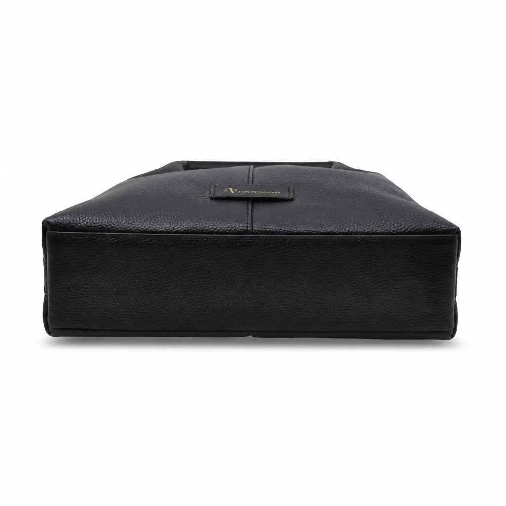 Geantă damă Anna Viotti piele naturala CS10480-001 neagra