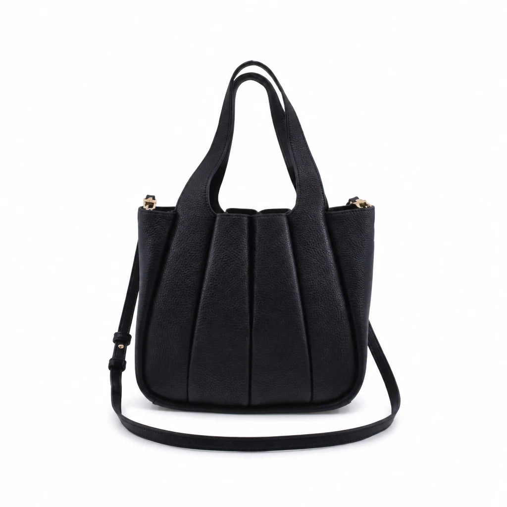 Geantă damă Anna Viotti piele naturala CS10985A010 neagra