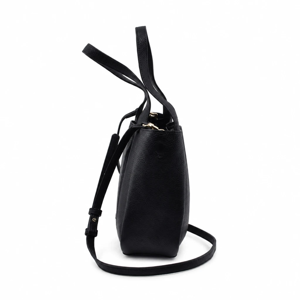 Geantă damă Anna Viotti piele naturala CS10985A010 neagra