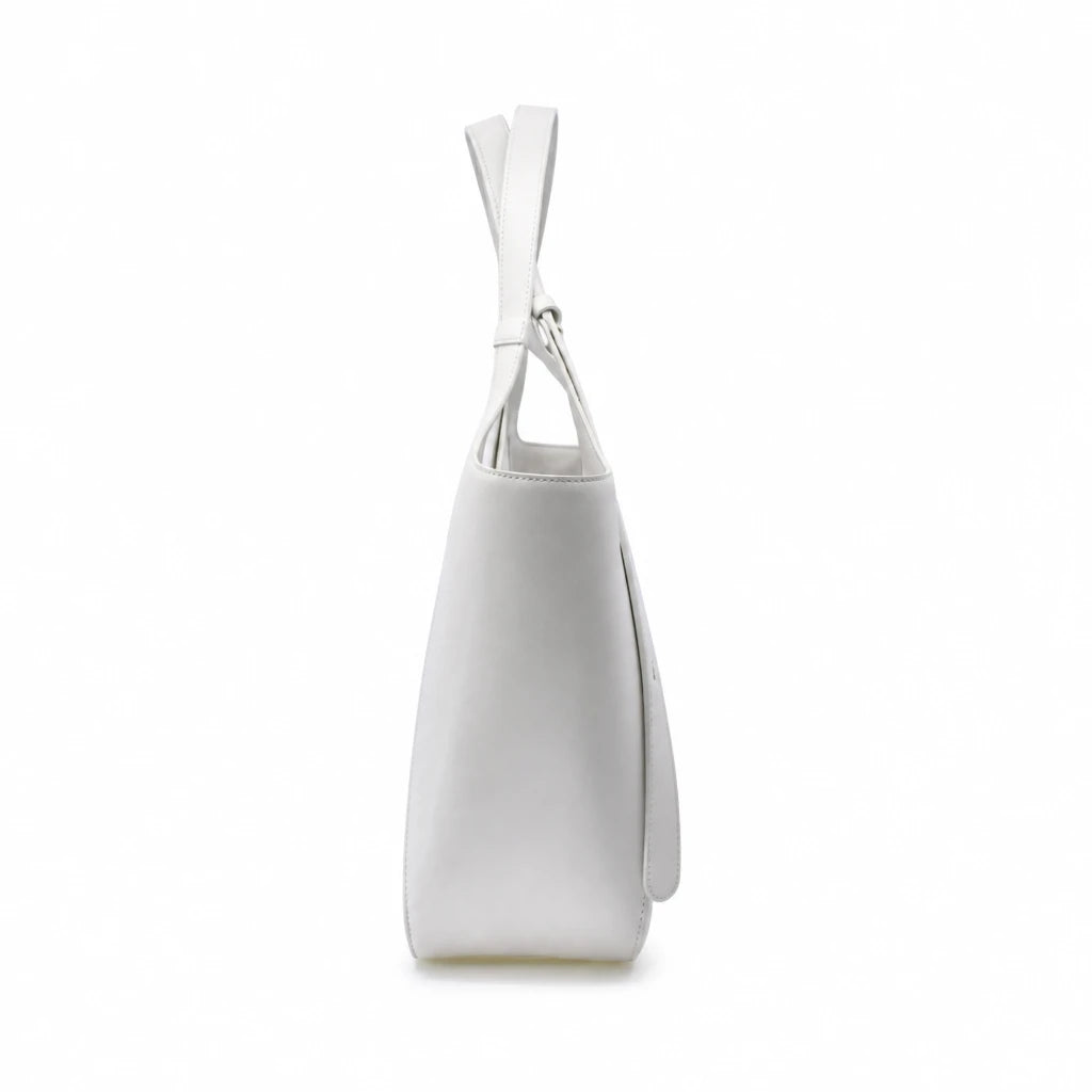 Geantă damă Anna Viotti piele naturala CS12650-001 alba