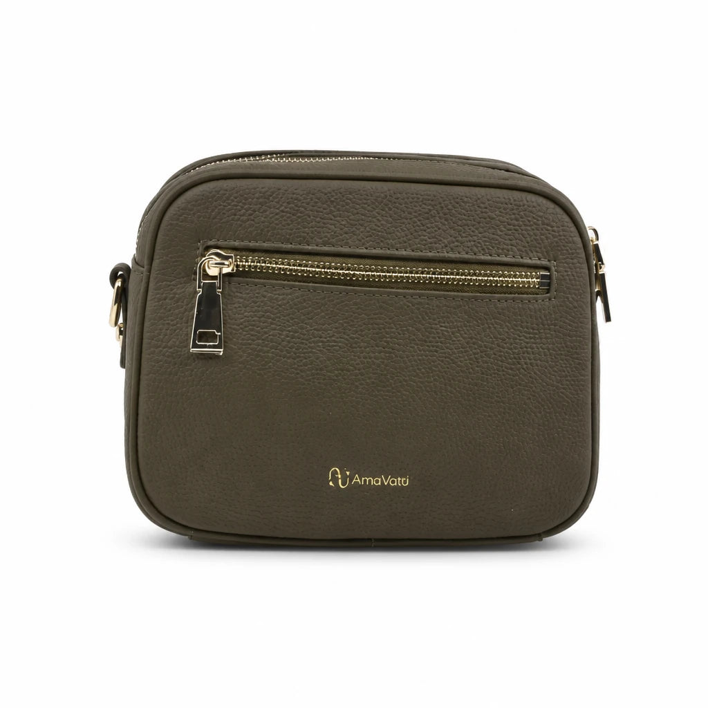 Geantă damă Anna Viotti piele naturala CSN4202-B001 verde