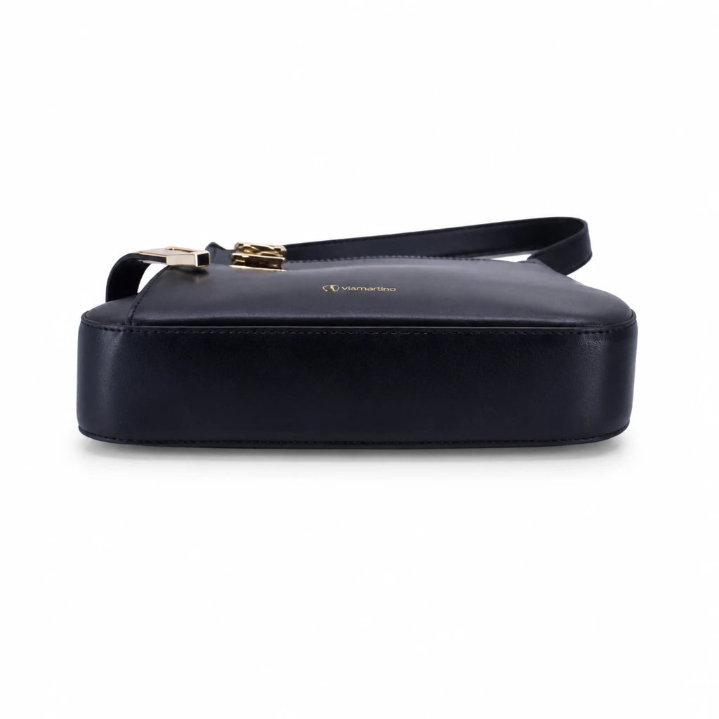 Geantă damă Anna Viotti piele naturala CS6892A001 neagra