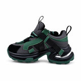 Pantofi dama sport Anna Viotti piele intoarsa D106-YM117-2 gri/verde/negru