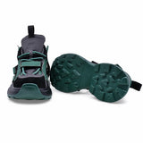Pantofi dama sport Anna Viotti piele intoarsa D106-YM117-2 gri/verde/negru