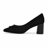 Pantofi dama eleganti Anna Viotti piele intoarsa D106-F12659-T5898 negri