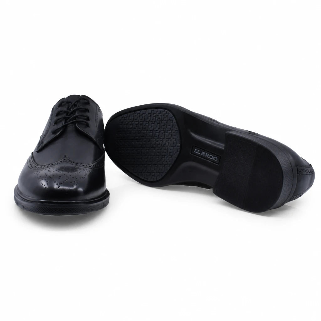 Pantofi barbati eleganti Goretti piele naturala B111-HT58801 negru