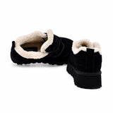 Pantofi Dama Casual Anna Viotti Piele Intoarsa D113-2680 negri