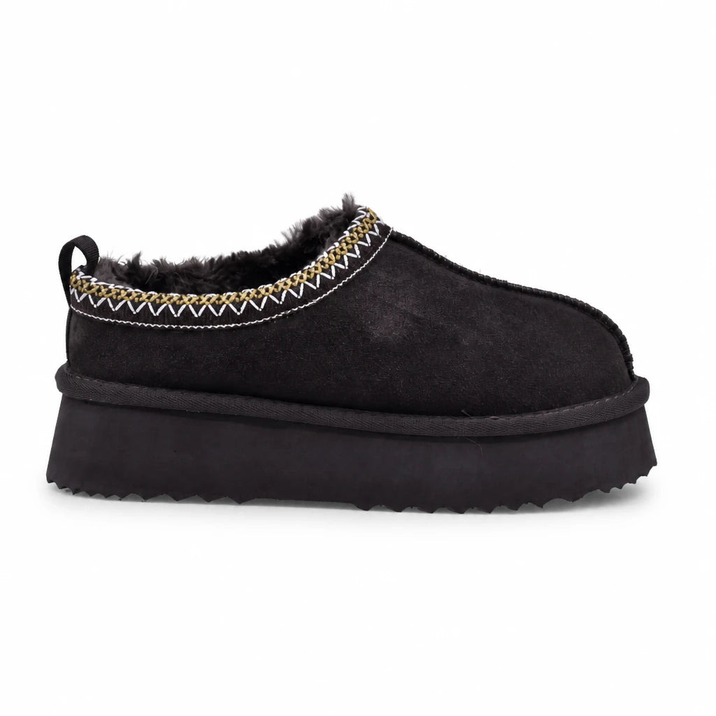 Pantofi Dama Casual Anna Viotti Piele Intoarsa D121-DS5358B chocolate