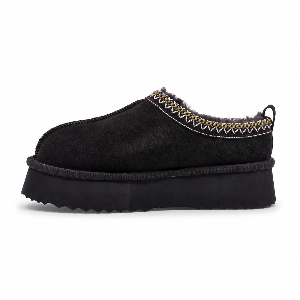 Pantofi Dama Casual Anna Viotti Piele Intoarsa D121-DS5358B chocolate