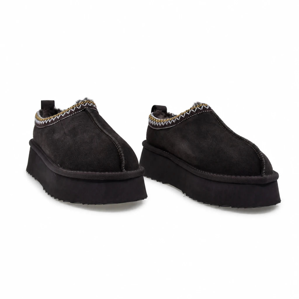 Pantofi Dama Casual Anna Viotti Piele Intoarsa D121-DS5358B chocolate