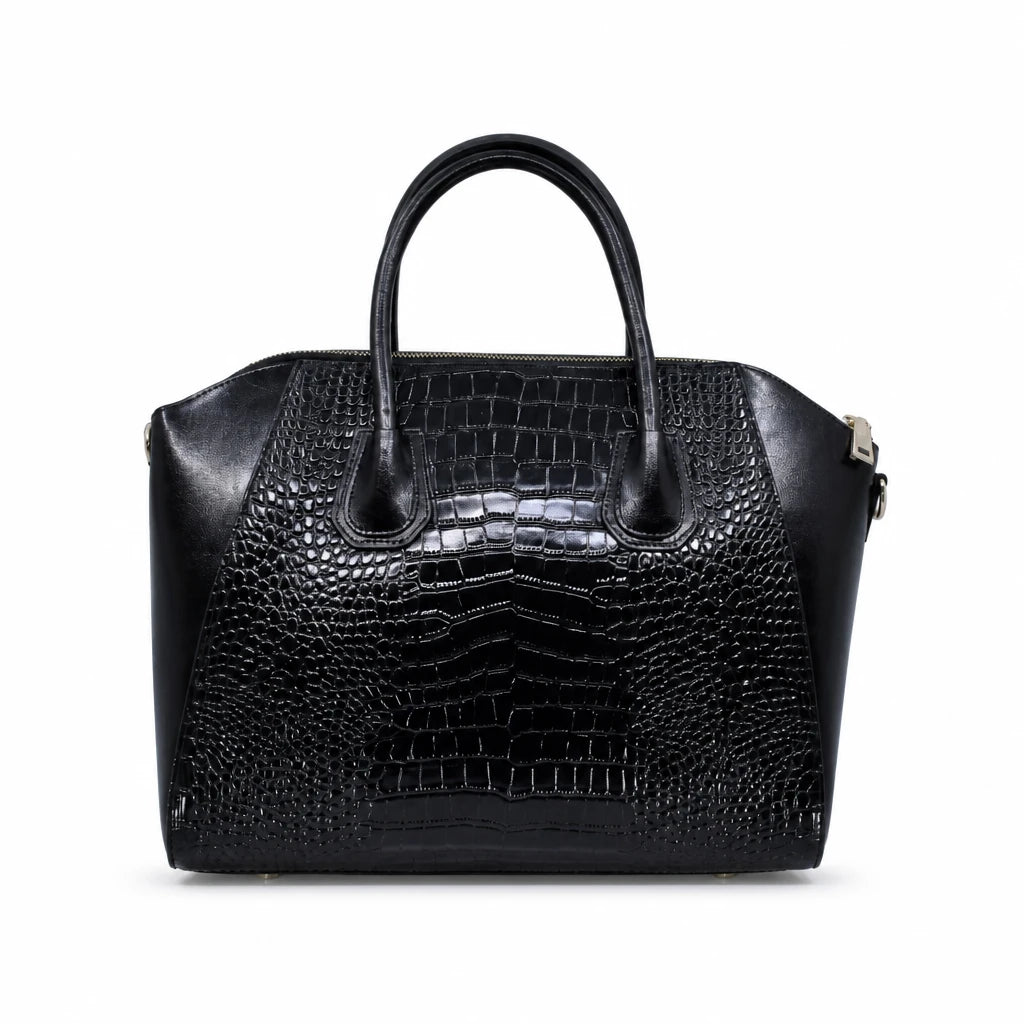 Geantă damă Anna Viotti piele naturala CSS1949A001 neagra