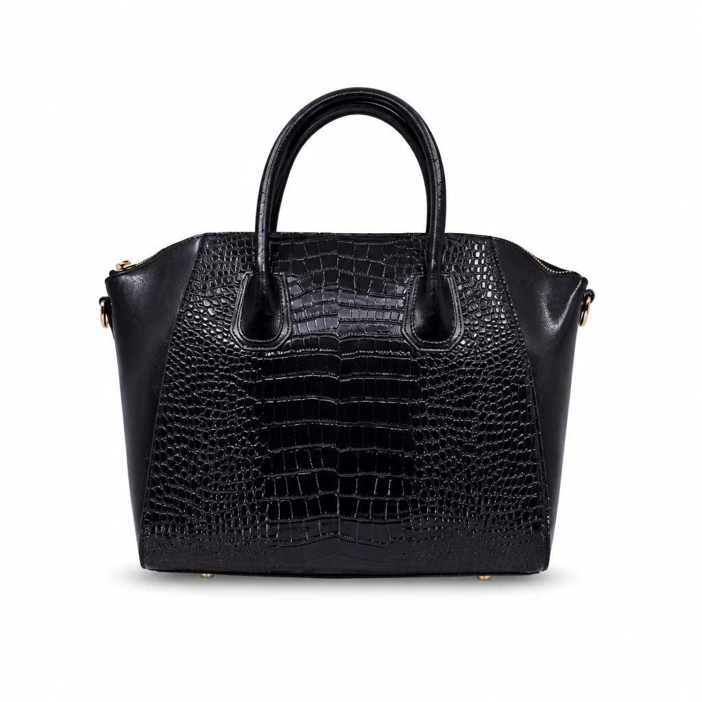 Geantă damă Anna Viotti piele naturala CSS1949A001 neagra