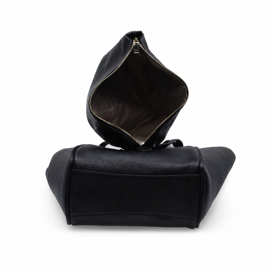 Geantă damă Anna Viotti piele naturala CS7132-001 neagra