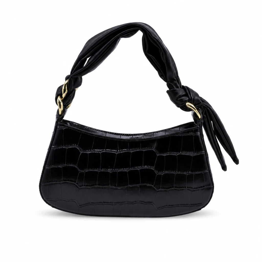 Geantă damă Anna Viotti piele naturala CS8136-001 neagra