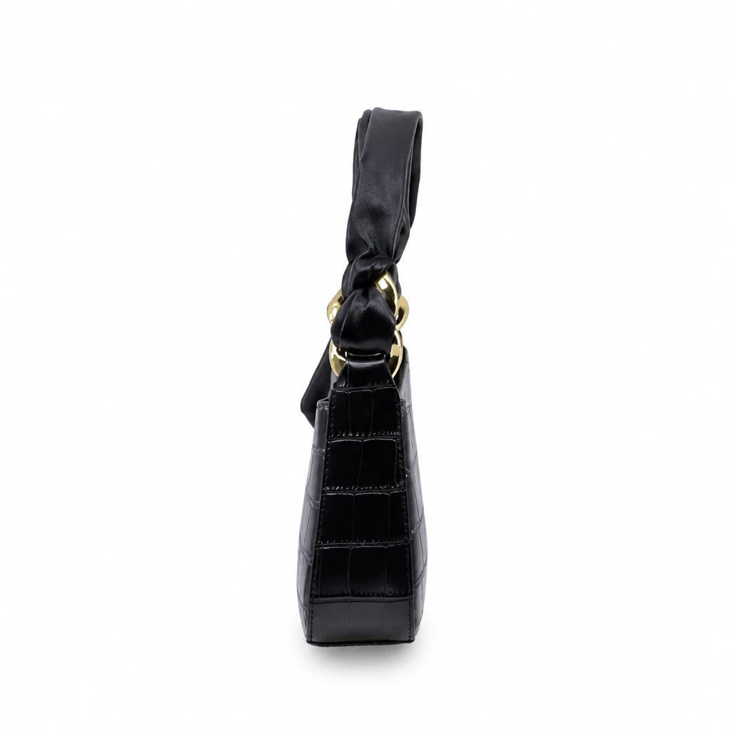 Geantă damă Anna Viotti piele naturala CS8136-001 neagra