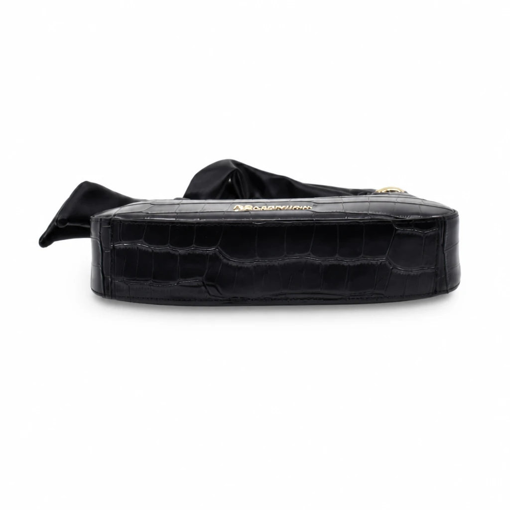 Geantă damă Anna Viotti piele naturala CS8136-001 neagra