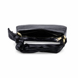 Geantă damă Anna Viotti piele naturala CS8136-001 neagra