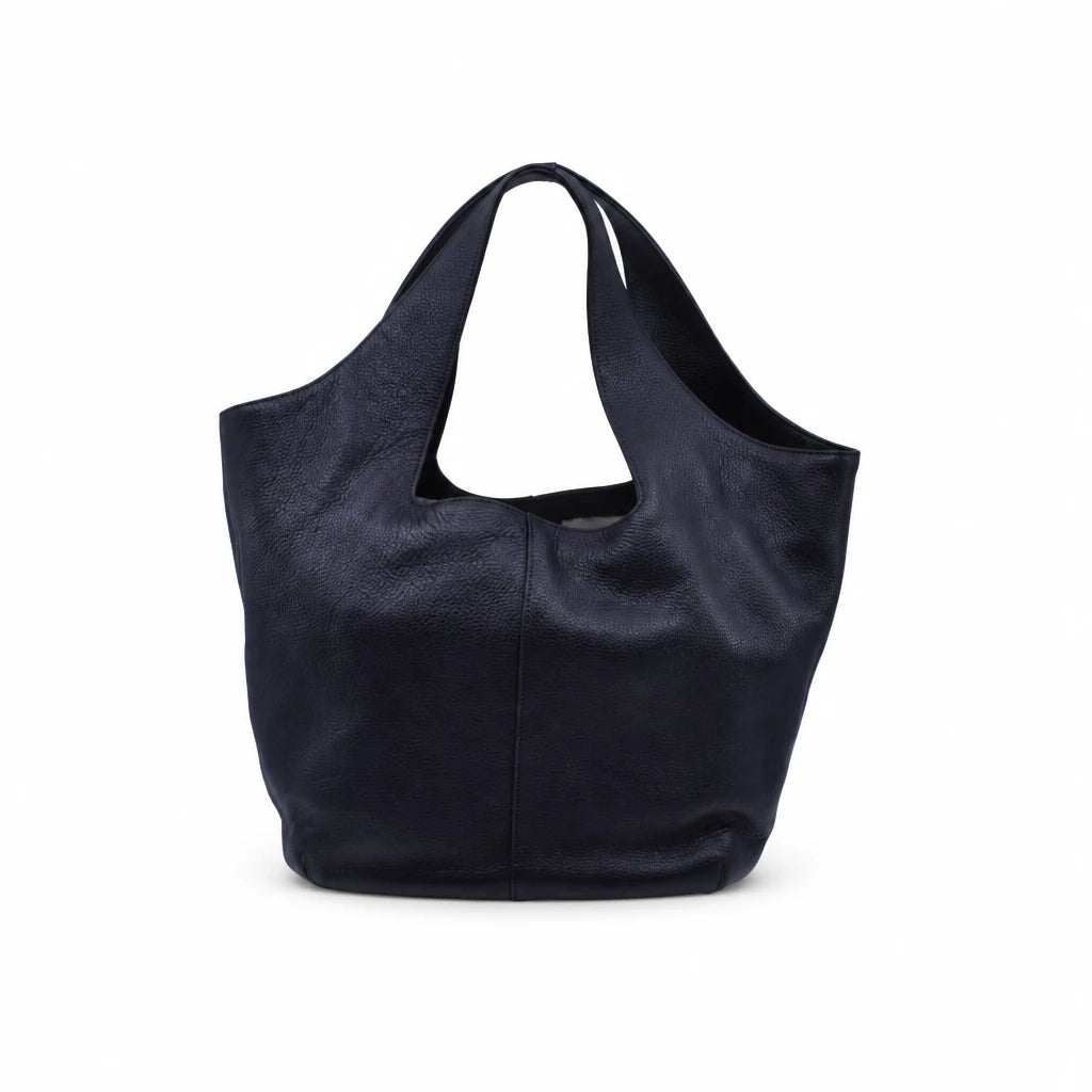 Geantă damă Anna Viotti piele naturala CS12834-001 neagra