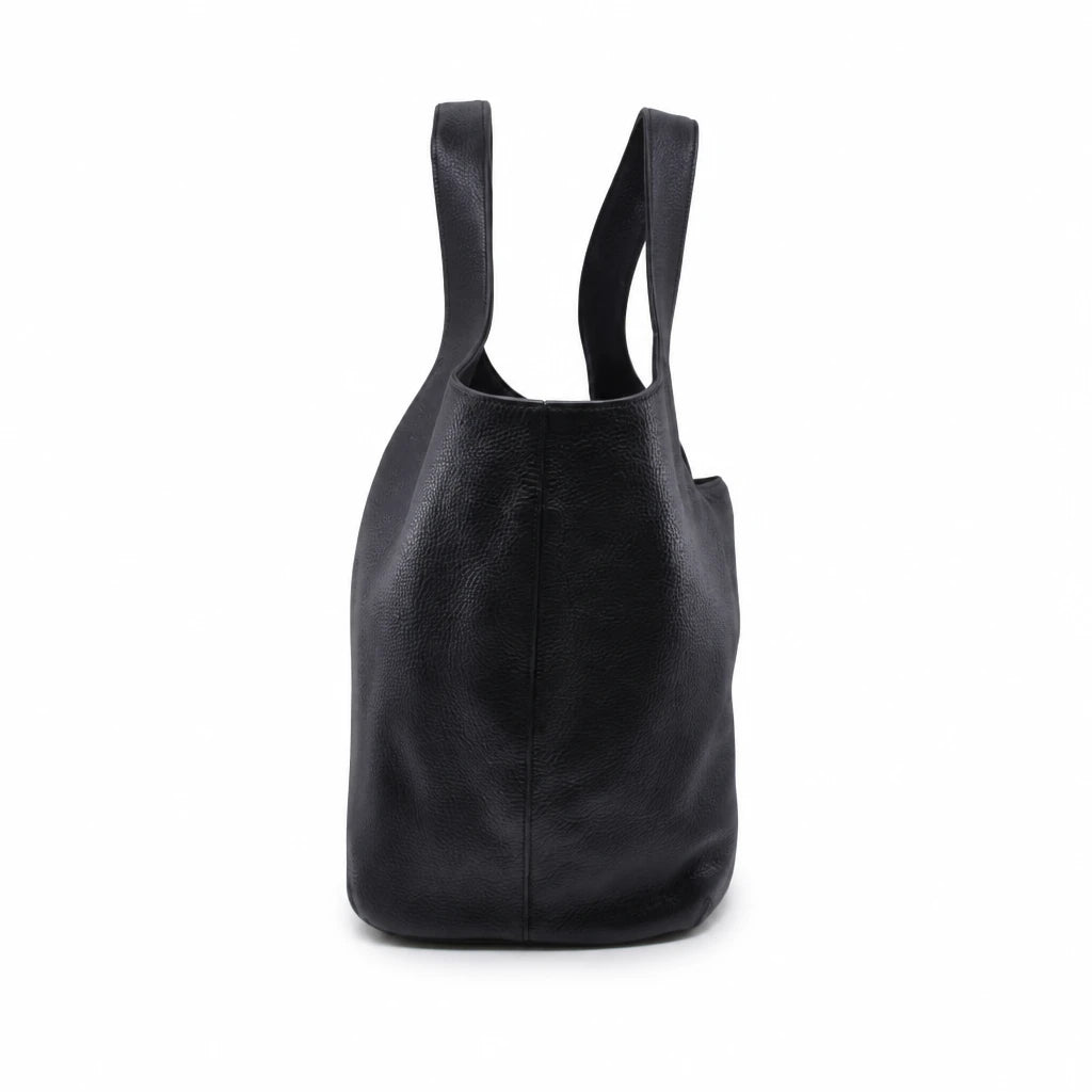 Geantă damă Anna Viotti piele naturala CS12834-001 neagra