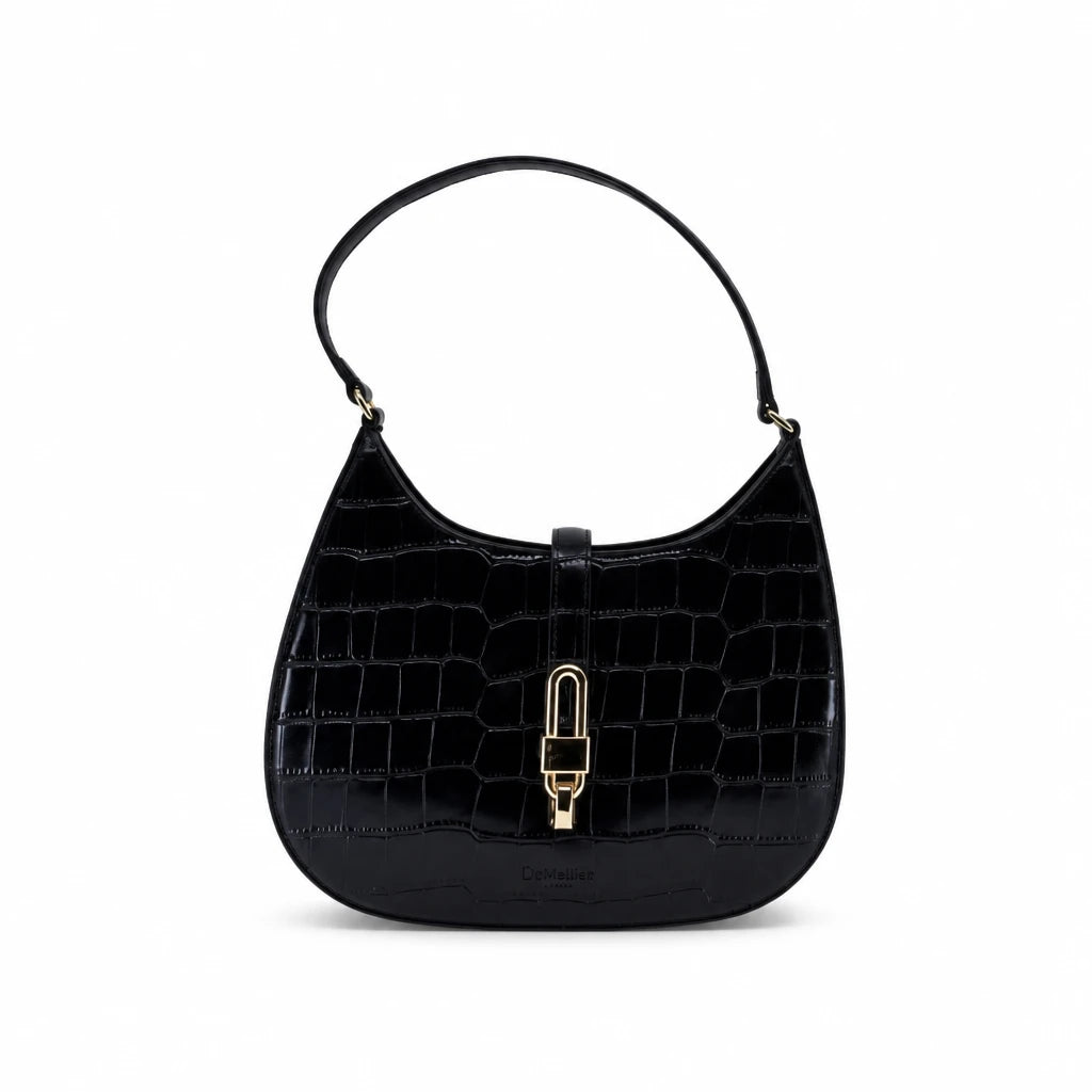 Geantă damă Anna Viotti piele naturala CS9941-001 neagra