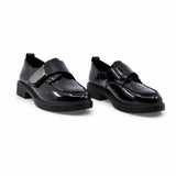 Pantofi dama casual Anna Viotti piele lacuita D111-5H23907-75 negri