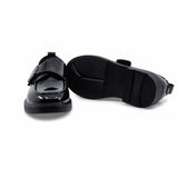 Pantofi dama casual Anna Viotti piele lacuita D111-5H23907-75 negri