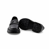 Pantofi dama casual Anna Viotti piele naturala D111-5H25318-6 negri