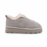 Pantofi Dama Casual Anna Viotti Piele Intoarsa D113-2680 bej