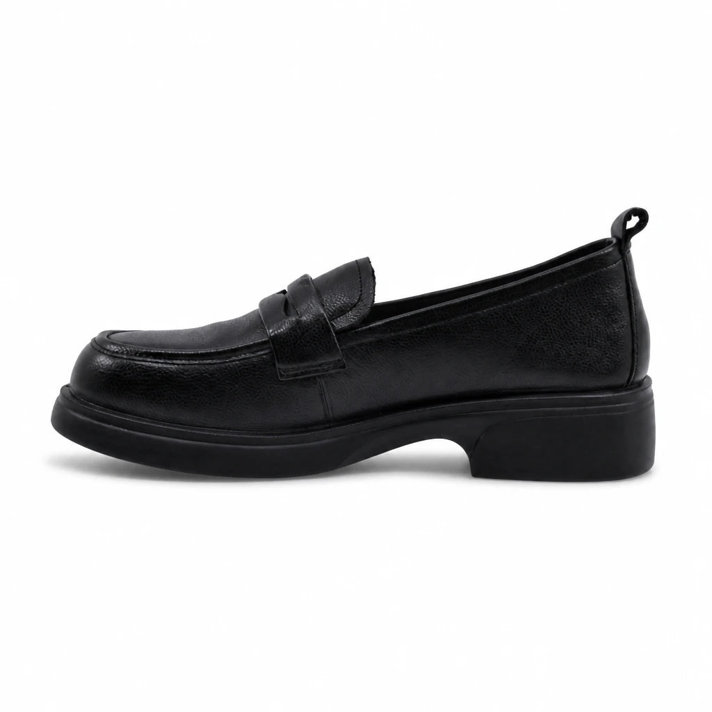Pantofi dama casual Anna Viotti piele naturala D111-C05803-6 negri