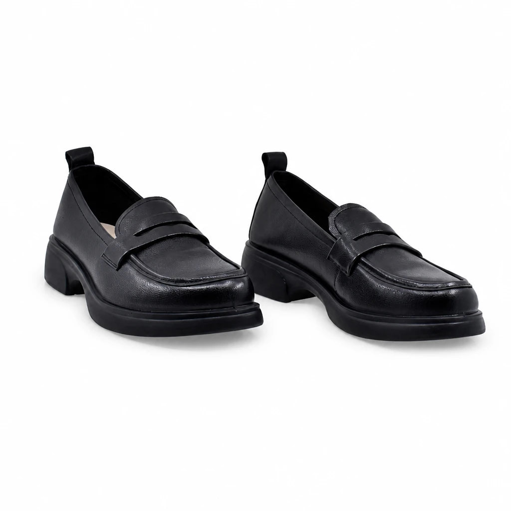 Pantofi dama casual Anna Viotti piele naturala D111-C05803-6 negri