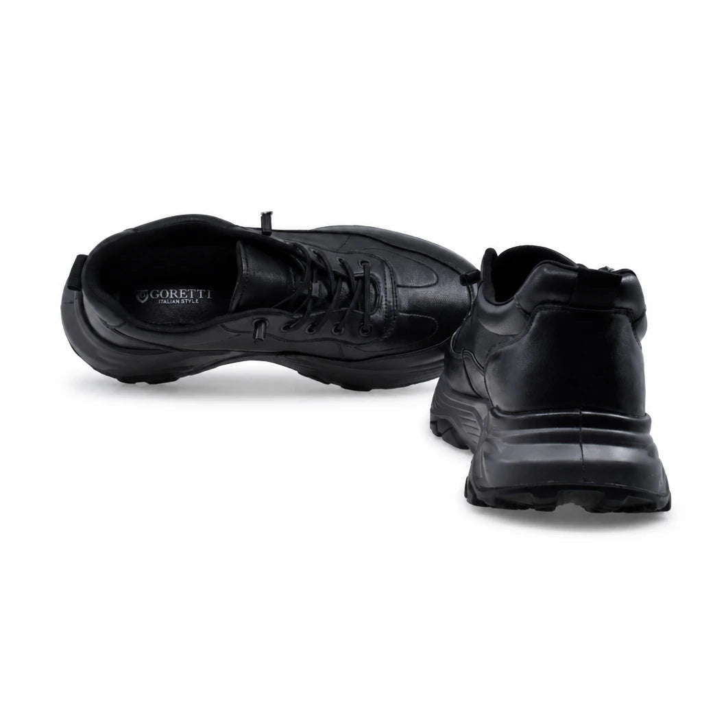 Pantofi barbati casual Goretti piele naturala B111-35620 negri