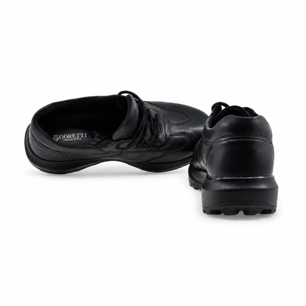 Pantofi barbati casual Goretti piele naturala B111-37330 negri