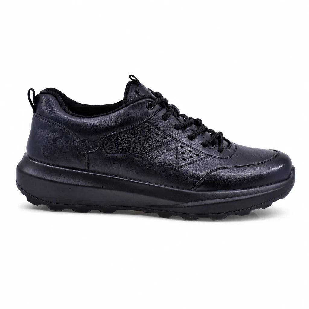 Pantofi barbati casual Goretti piele naturala B111-37332 negri
