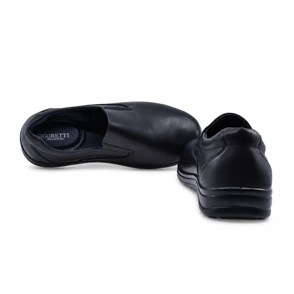 Pantofi barbati casual Goretti piele naturala B111-L8907 negri